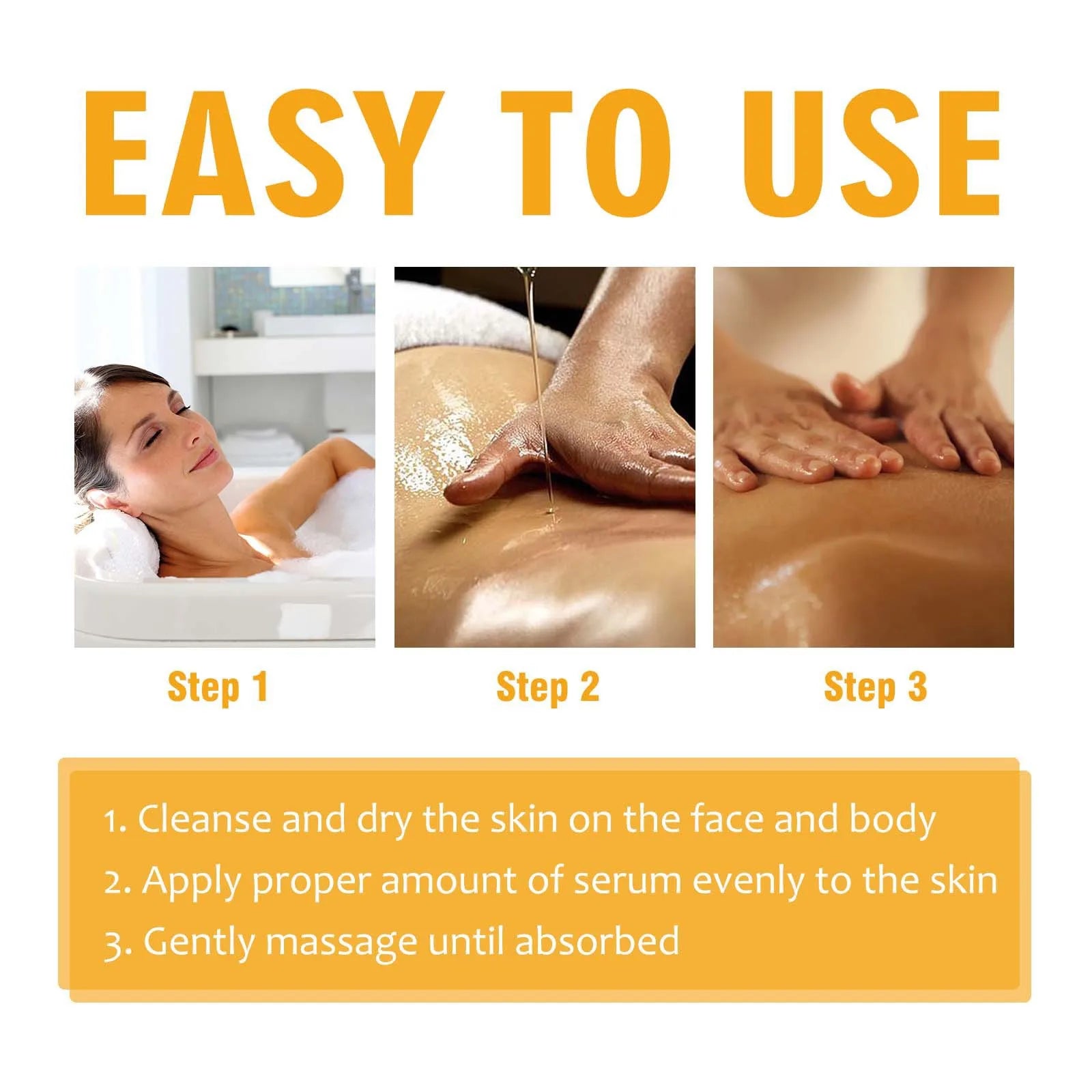 سيروم الوجه بحمض الهيالورونيك، فيتامين C، و – لتصحيح البقع الداكنة وشد المسام