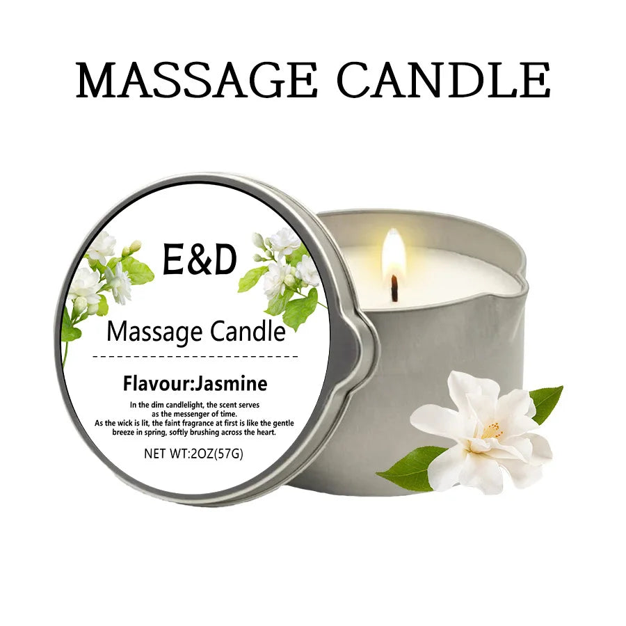premium scented Massage Oil Candle
