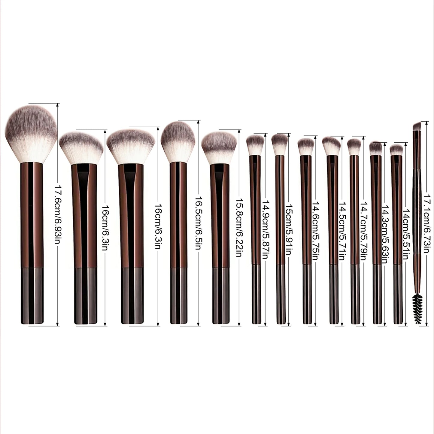 The Essential Makeup Brush Kit (13 Pcs)