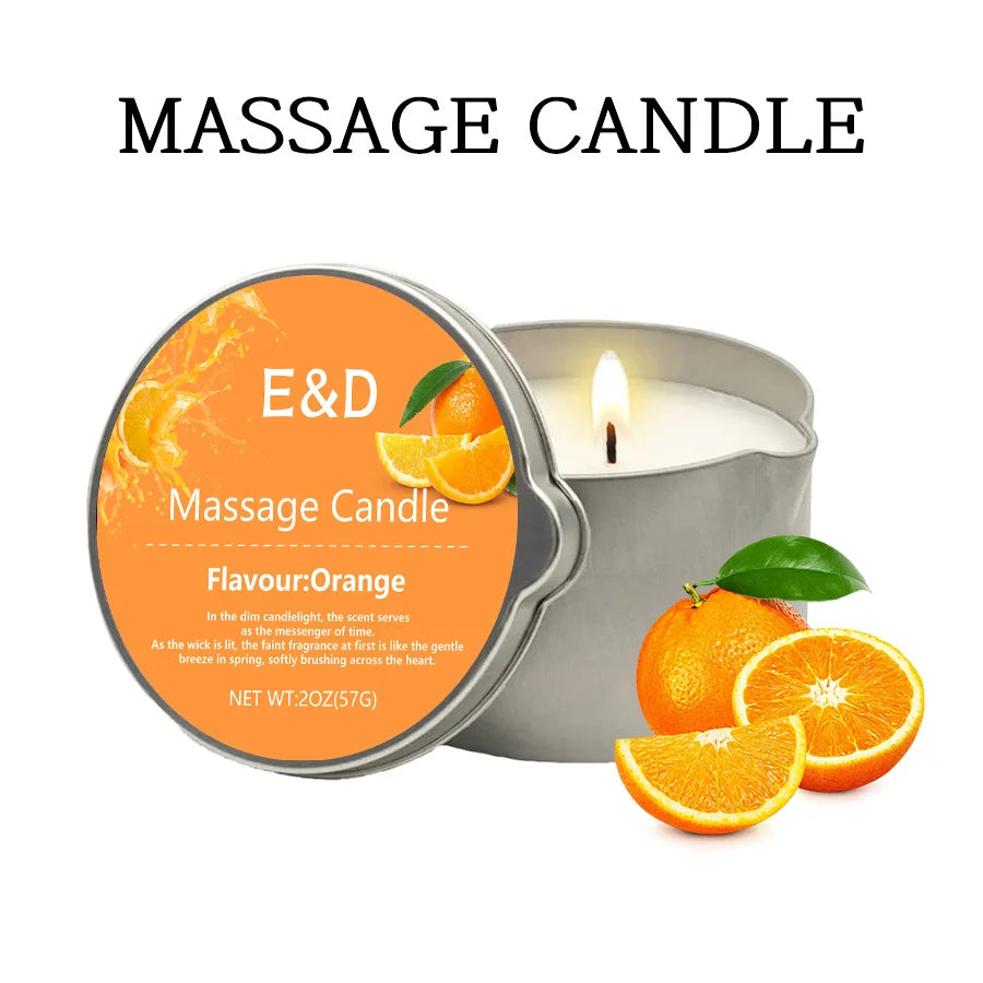 premium scented Massage Oil Candle