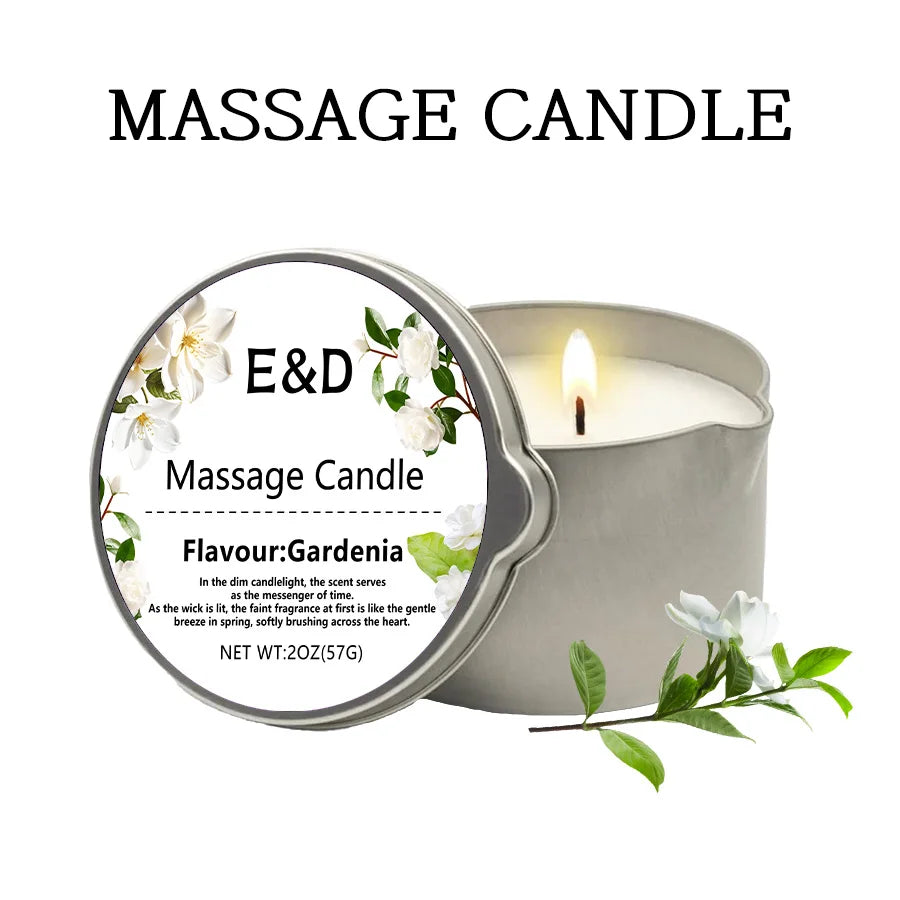 premium scented Massage Oil Candle