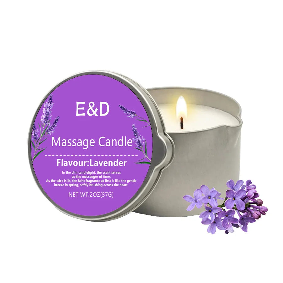 premium scented Massage Oil Candle